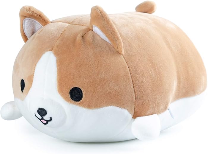 Pugimtoy Corgi Plush,Cute Stuffed Animal Dog for Kids 3-12 Year Old Corgi Gifts Hugging Pillow for Home Office Best Kids Toddlers Toy Gift for Birthday Chirstmas Valentines Day
