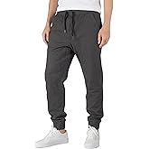ITALYMORN Khaki Chino Joggers for Men Twill Stretch Casual Pants with Pockets