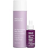 Paula's Choice 5% Niacinamide Body Serum + CLINICAL 20% Niacinamide Treatment, Face & Body Kit for Discoloration, Redness & Bumpy Skin, All Skin Types Including Acne-Prone, Set of 2
