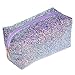 Colorful Glitter Shine Cosmetic Pouch Waterproof Zipper Handbag Carry Case Organizer Travel Case (purple)