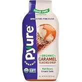 Pyure Organic Caramel Dessert Syrup | Sugar-Free Keto Topping, 14 Oz Jar | Sugar-Free Caramel Dessert Syrup With 1g Net Carb For Keto Ice Cream, Pancakes, Low Carb Sweets, Coffee, And Vegan Treats