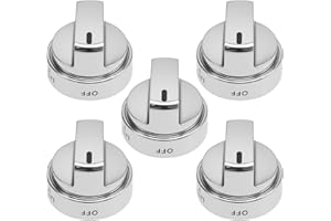 CADUFUELLY 5Pcs AEZ73453509 Stove Knobs Replacements, Replacement for LG Gas Range Oven Stove LRG3085ST LRG3095ST LRG3081ST L