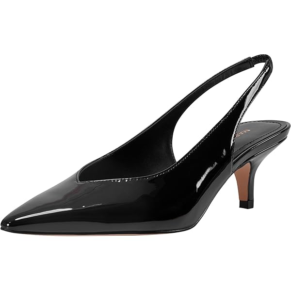 Amazon.com | Marc Fisher LTD Women's Esther Pump, Black Leather