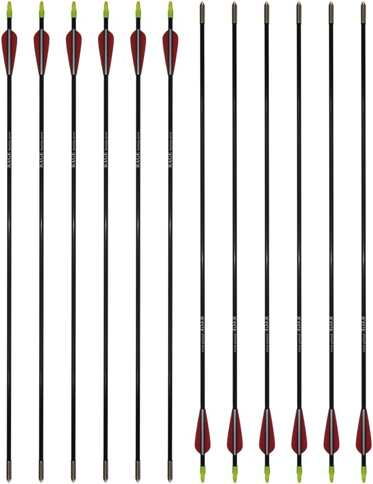 PA 25" 31" Fiberglass Arrows Children Arrows Archery Target Shooting Hunting Practice Arrows for Recurve Bow : Sports & Outdoors