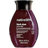 Nativa SPA by O Boticário, Black Plum Body Oil, Scented Moisturizer, Enriched with Purified Quinoa Drops to Boost Hydration, 6.8 Ounce