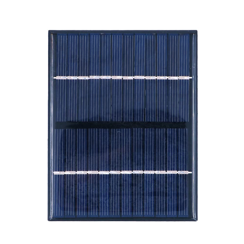 ZONADAH 1.5W 12V Mini Solar Panel Kit, Batter Charger, DIY Home, Science School Projects, Camping,Fishing, Hiking Outdoor Garden Light Charging Tools