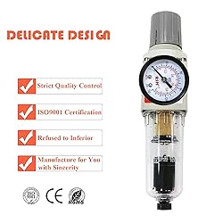 RIH 1/4" NPT Auto Drain Compressed Air Filter