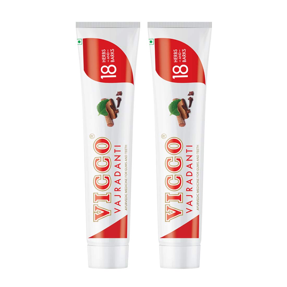 Vicco Vajradanti Toothpaste 100Gm Ayurvedic For Gum And Teeth (Pack Of 2)
