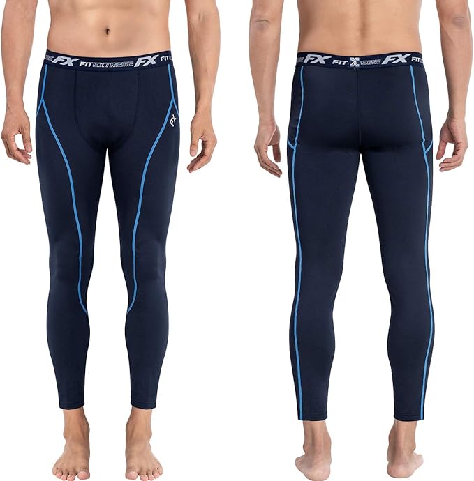 FITEXTREME MAXHEAT Mens Thermal Underwear Pants Long Johns Bottom with Fleece Lined at Amazon