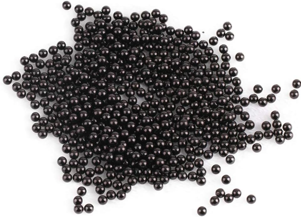 6mm Undrilled Art Faux Loose Pearls Vase Filler No Holes Makeup Brushes Holder Decorations Beads for Jewelry Making Crafts, 1500 Piece