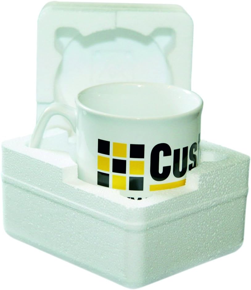 POLYSTYRENE Postal Standard Mug Box Mailer Packaging Pack - Qty 40