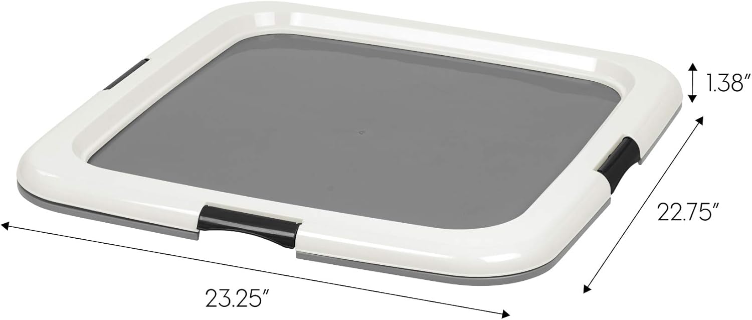 IRIS'-Sq Square Pet Training Pad Holder, Dark Gray : Pet Supplies