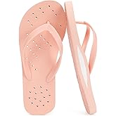 STQ Shower Shoes for Women Pool Beach Flip Flops with Arch Support Quickly Dry