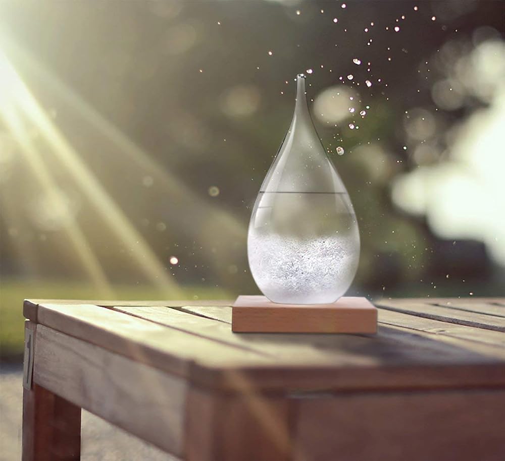 Coocnh Storm Glass Weather Predictor Barometer Crystal Bottle Decorative