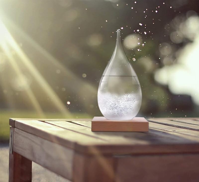 Coocnh Storm Glass Weather Predictor Barometer Crystal Bottle Decorative