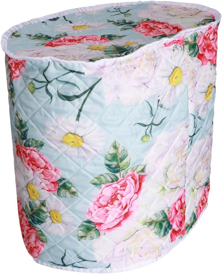 Coffee Maker Cover,Polyester Cotton Smart Kitchen Appliance Dust Cover,&nbsp;Single Serve Pod Coffee Espresso Machines Brewer Dust Cover-ESPRESSO Single Serve K-Cup Coffee Machine (#Watercolor Floral 2)