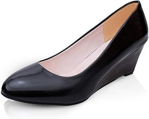 Amazon トブイシューズ 走れる パンプス 痛くない ポインテッドトゥ ウエッジソール パンプス 5cmヒール 美脚 ローヒール とんがりトゥ ウェッジ パンプス エナメル ウェッジヒール レディース 万能 通勤 立ち仕事 黒 ウエッジパンプス パンプス Amazon トブイシューズ 走れる パンプス 痛くない ポインテッドトゥ ウエッジソール パンプス 5cmヒール 美脚 ローヒール とんがりトゥ ウェッジ パンプス エナメル ウェッジヒール レディース 万能 通勤 立ち仕事 黒 ウエッジパンプス パンプス