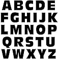 Alphabet Letters Uppercase Black MAG-NEATO'S(TM) Novelty Gift Locker Refrigerator Vinyl Magnet Set