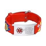 Kids Personalized Medical ID Bracelet-Silicone