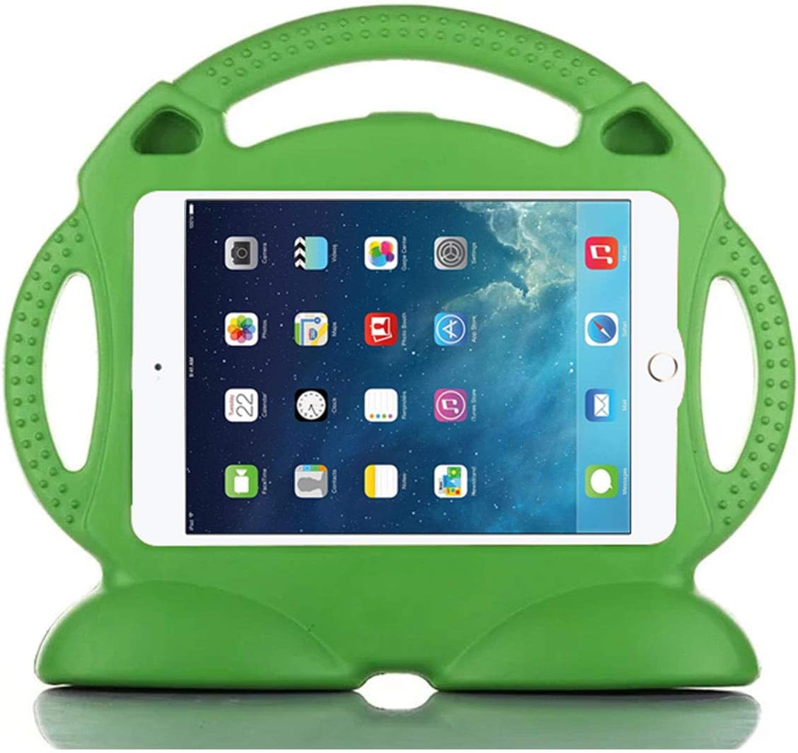 Dteck iPad Case for iPad 9.7-inch 2018 / 2017 Kids Shockproof Bumper Case Lightweight Stand Carrying Handle Protective Cover Case for Apple iPad Air 5th/6th iPad 9.7