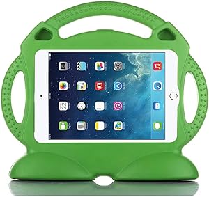 Dteck iPad Case for iPad 9.7-inch 2018 / 2017 Kids Shockproof Bumper Case Lightweight Stand Carrying Handle Protective Cover Case for Apple iPad Air 5th/6th iPad 9.7