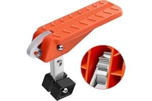 TOOENJOY 5 Angles Universal Car Door Step Door Latch Hook, Foldable Stand Pedal Step Up Easy Access Car Roof, Steel & Rubber Hold up to 400LBS