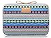 KAYOND Canvas Fabric 15.6 inch laptop Sleeve case-Blue Snowflake