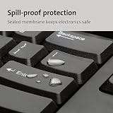Kensington ValuKeyboard USB Keyboard UK Layout Black view 4