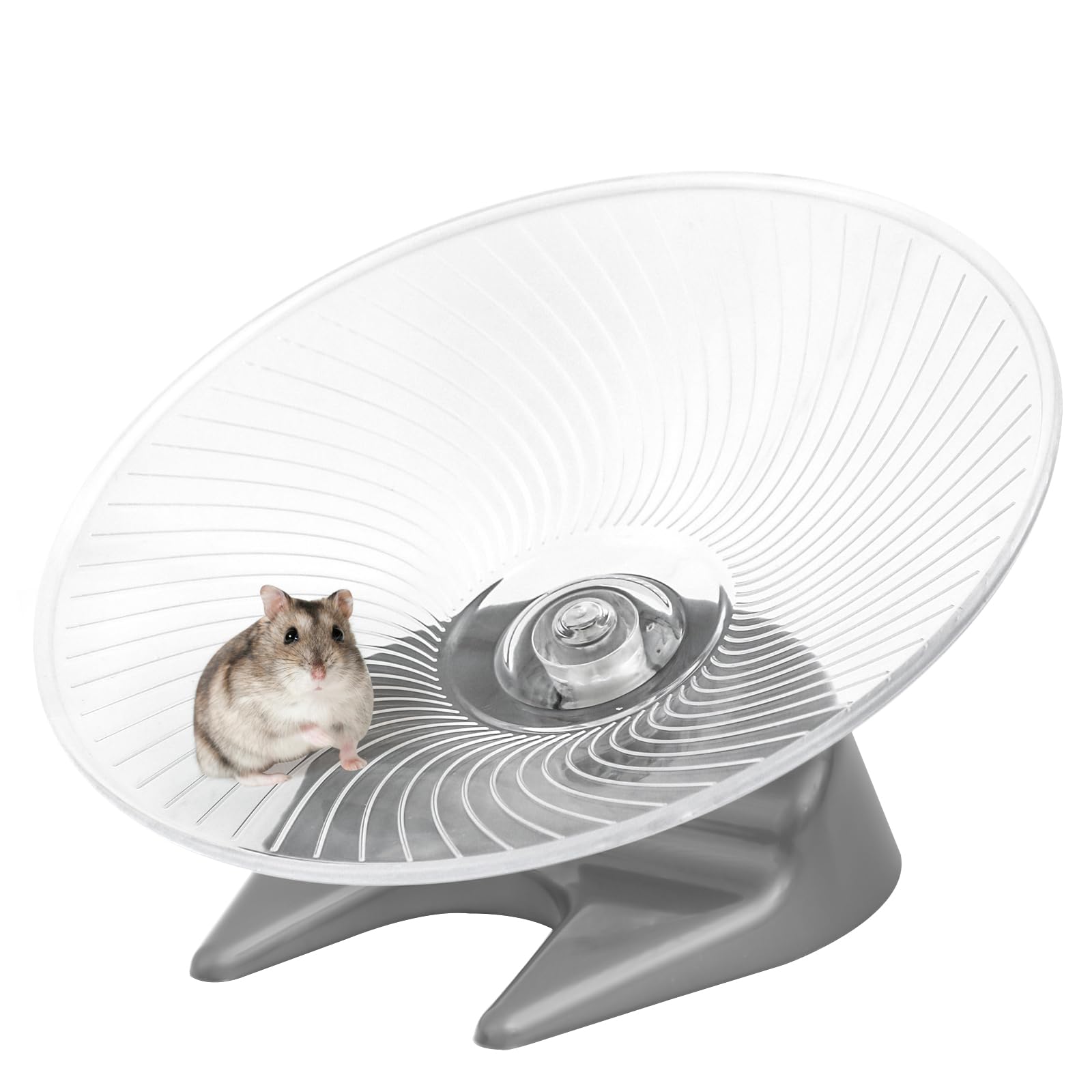Photo 1 of Nedenyou Silent Hamster Exercise Wheels - Quiet Spinner Hamster Running Wheels with Adjustable Stand for Gerbils Mice Or Other Small Animals,Medium