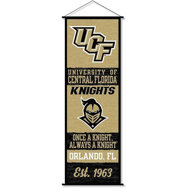 thumbnail image 2 of UCF Knights Pennant Flag - Officially Licensed 12x30 Inch Felt Banner 2 of 14