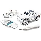 Modarri Delux S2 Paint-It Car – Ultimate Toy Car: Fully Customizable – Mix and Match For Thousands of Designs – Real Steering and Suspension – Educational Construction Toy For Kids