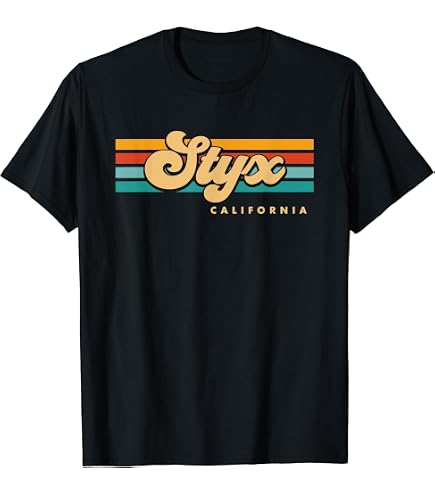 Amazon.com: American Classics Styx Paradise Classic Rock Graphic T