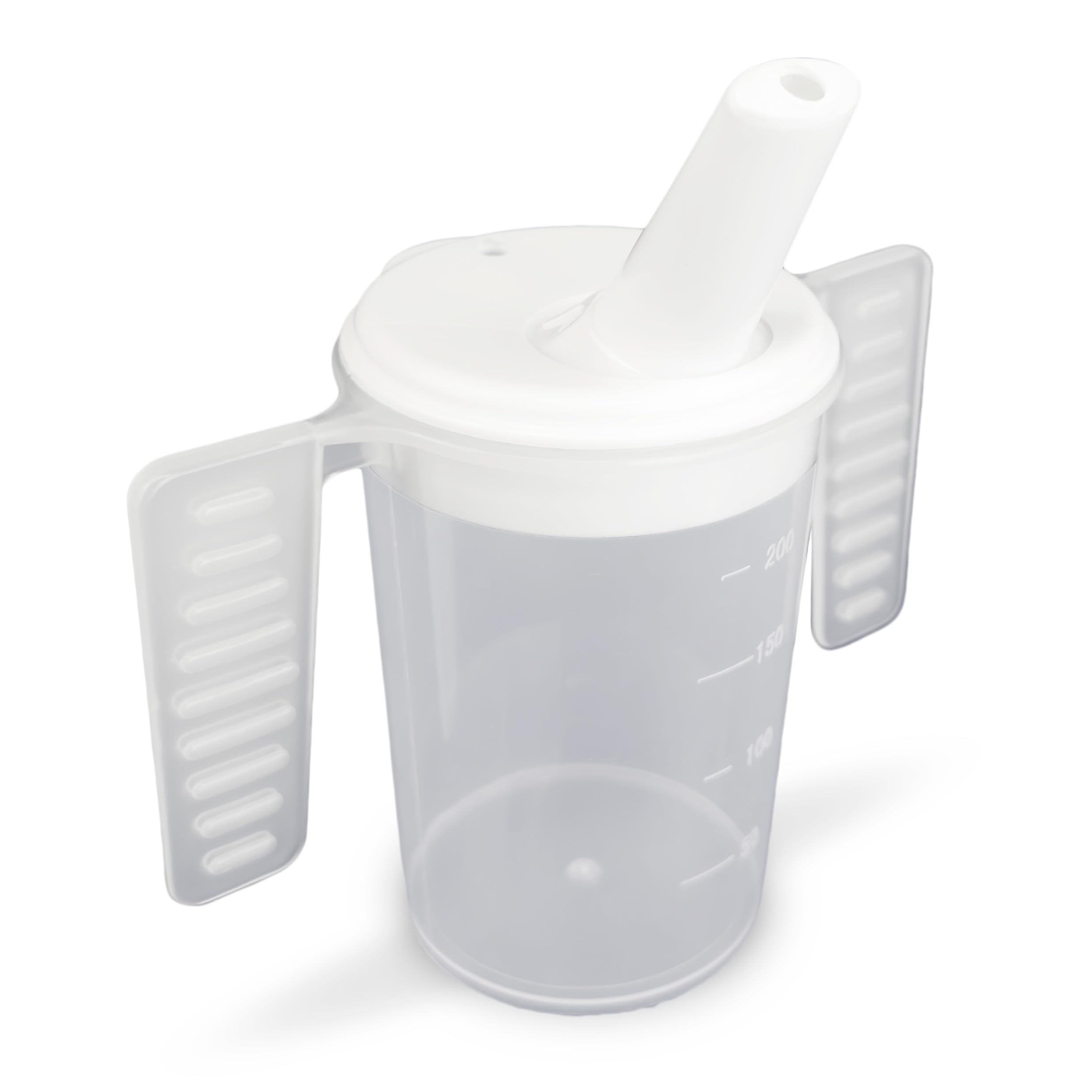 Life With Dignity Wing Handled Beaker | Adult Drinking Cup for Elderly, Dementia, Arthritis | U-Shaped, 200ml Capacity โ image 1