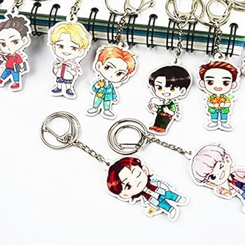 Amazon EXO Kpop Keychain Set fice Products