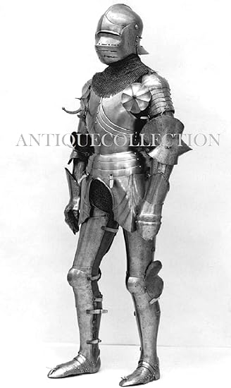 Amazon Co Jp 中世ヨーロッパの鎧 シルバー 服 ファッション小物