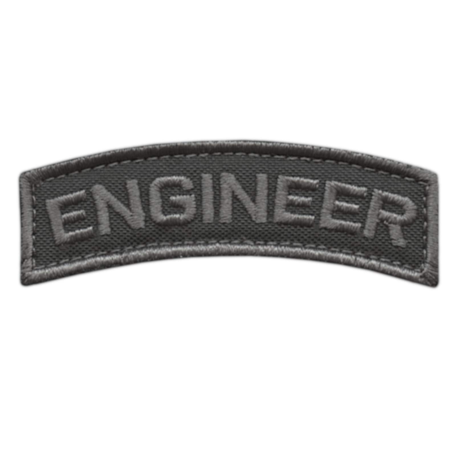 Engineer Shoulder Tab Badge Subdued US Army Tactical Morale Touch Fastener Patch