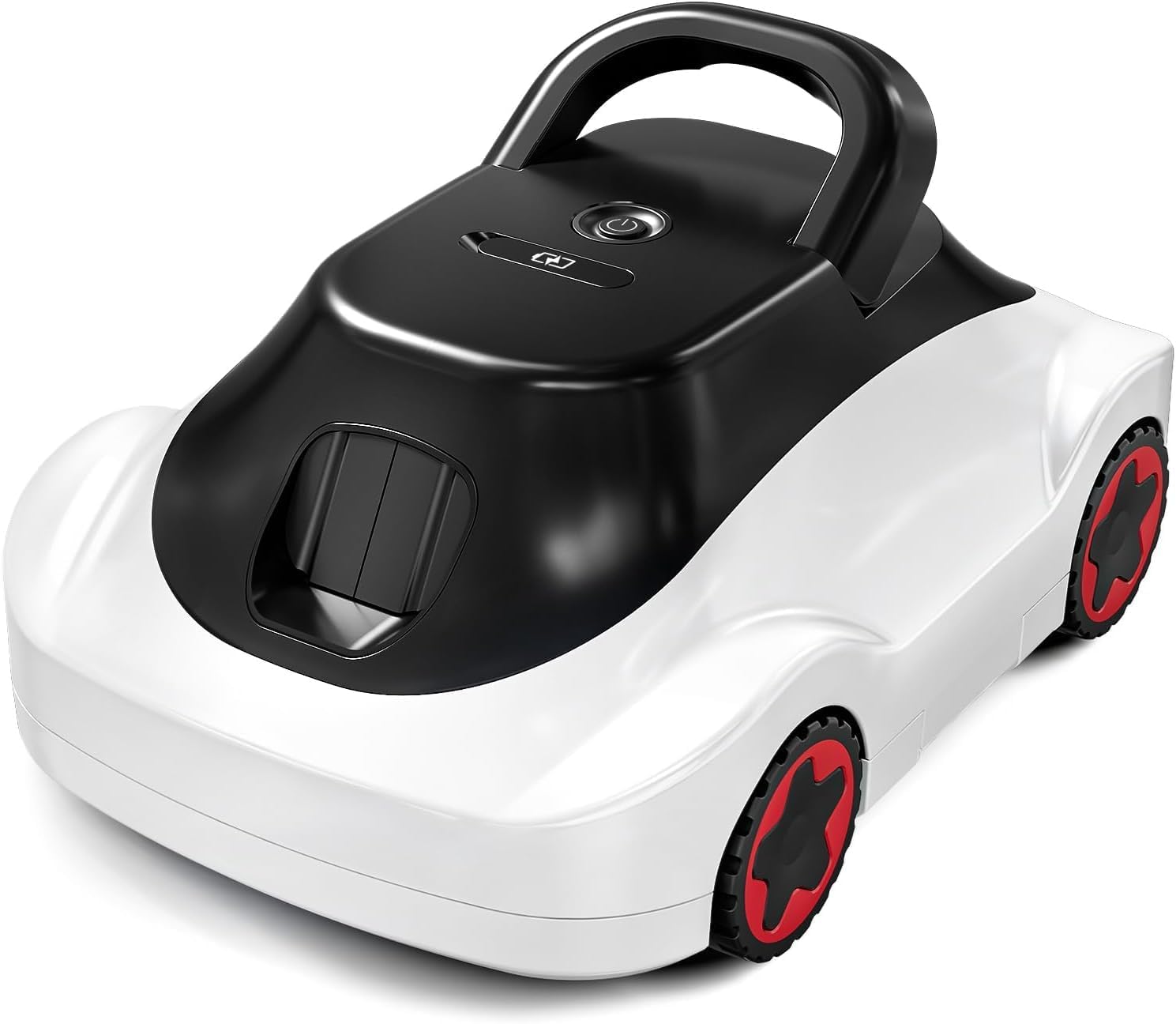 OUCAXIA C5 Cordless Robotic Pool Cleaner with 180-Min Runtime, 2.7L Large Filter Basket & Self Parking, Pool Vacuum for Above-Ground Flat Pools up to 2200 Sq.Ft (Whiteblack)