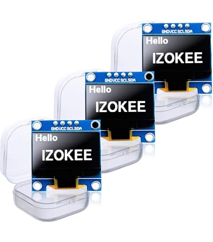 Amazon.com: IZOKEE 0.96'' I2C IIC 12864 128X64 Pixel OLED LCD