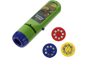 OFFIGAM Dinosaur Projector Flashlight for Lightweight Educational Plaything with Changeable Slides Safe