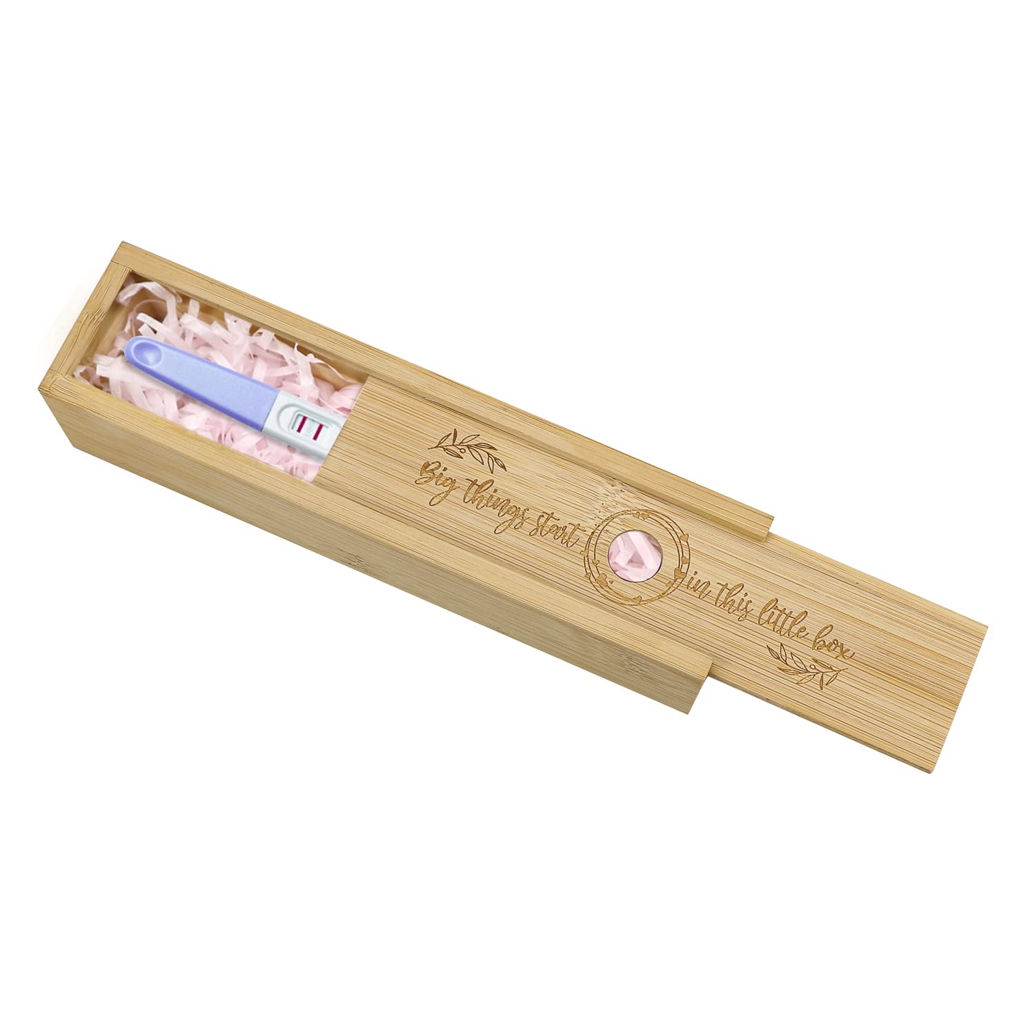 Pregnancy Test Keepsake Box for Baby Announcement Pregnancy Test reveal box Surprise Gifts for Husbands, Parents (Keepsake Box)