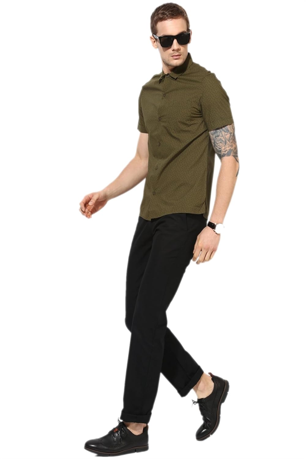 halogen copperstone fashionable lycra black skinny fit chinos for men's&hellip;.