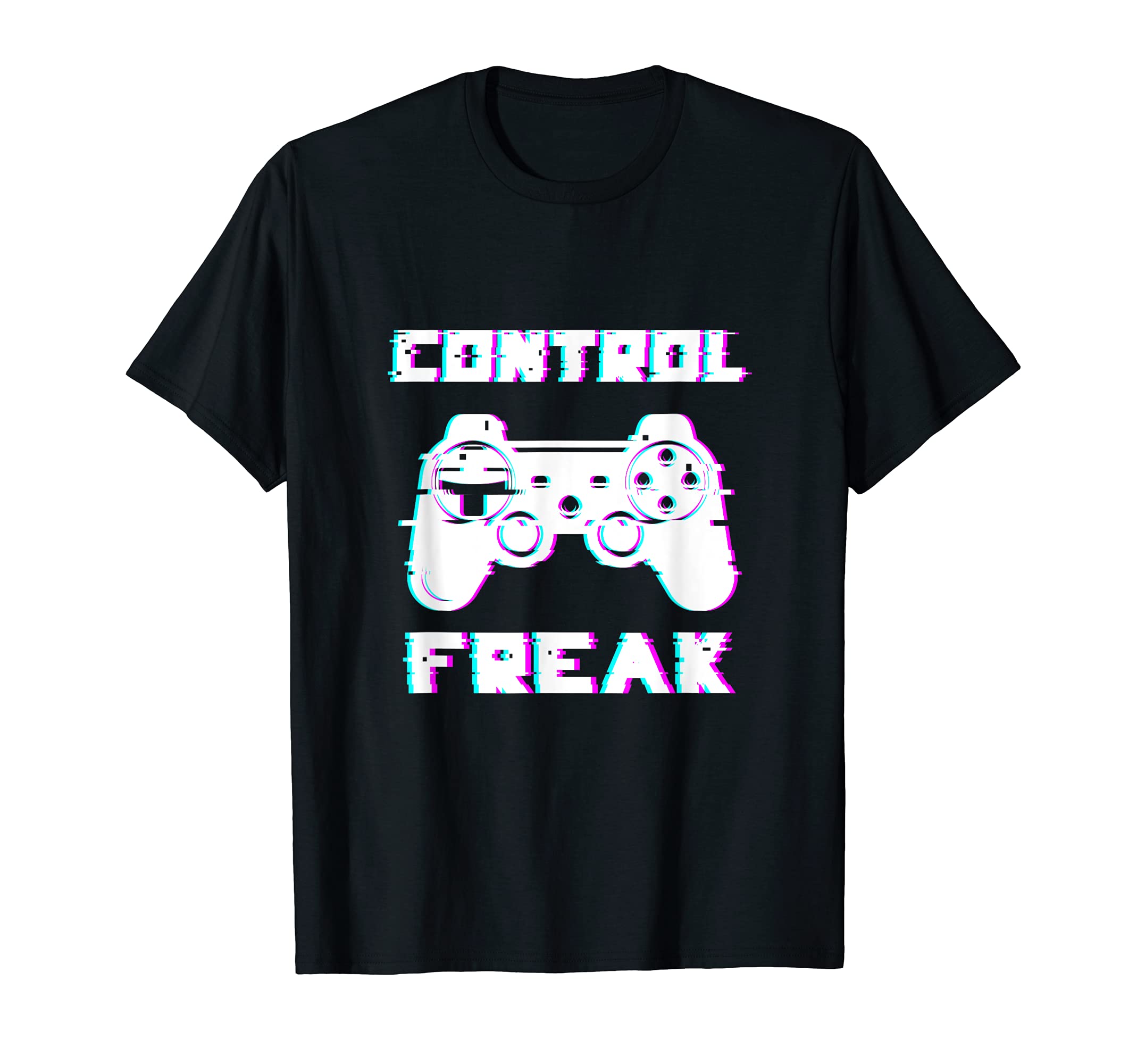 Control Freak Play Arcade Game Over Playing Games Gaming Win T-Shirt