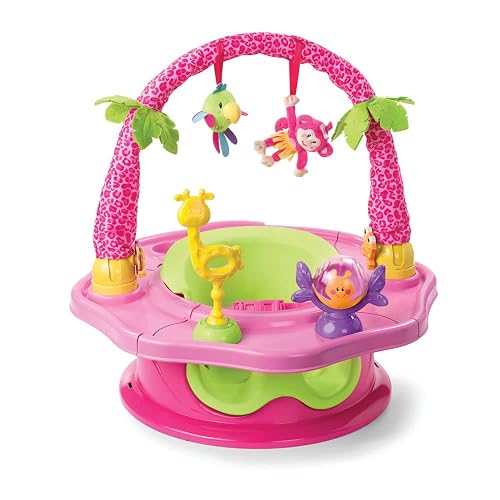 Summer by Bright Starts Deluxe SuperSeat, Island Giggles, Fun Baby Seat ...