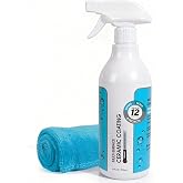 Ceramic Coating Spray Kit, Stain Repellent Bathroom Cleaner, 500ml | Repels Stains, Fingerprints and Water Spots on Stainless Steel Appliances, Glass and Tile for Home and Janitorial Cleaning