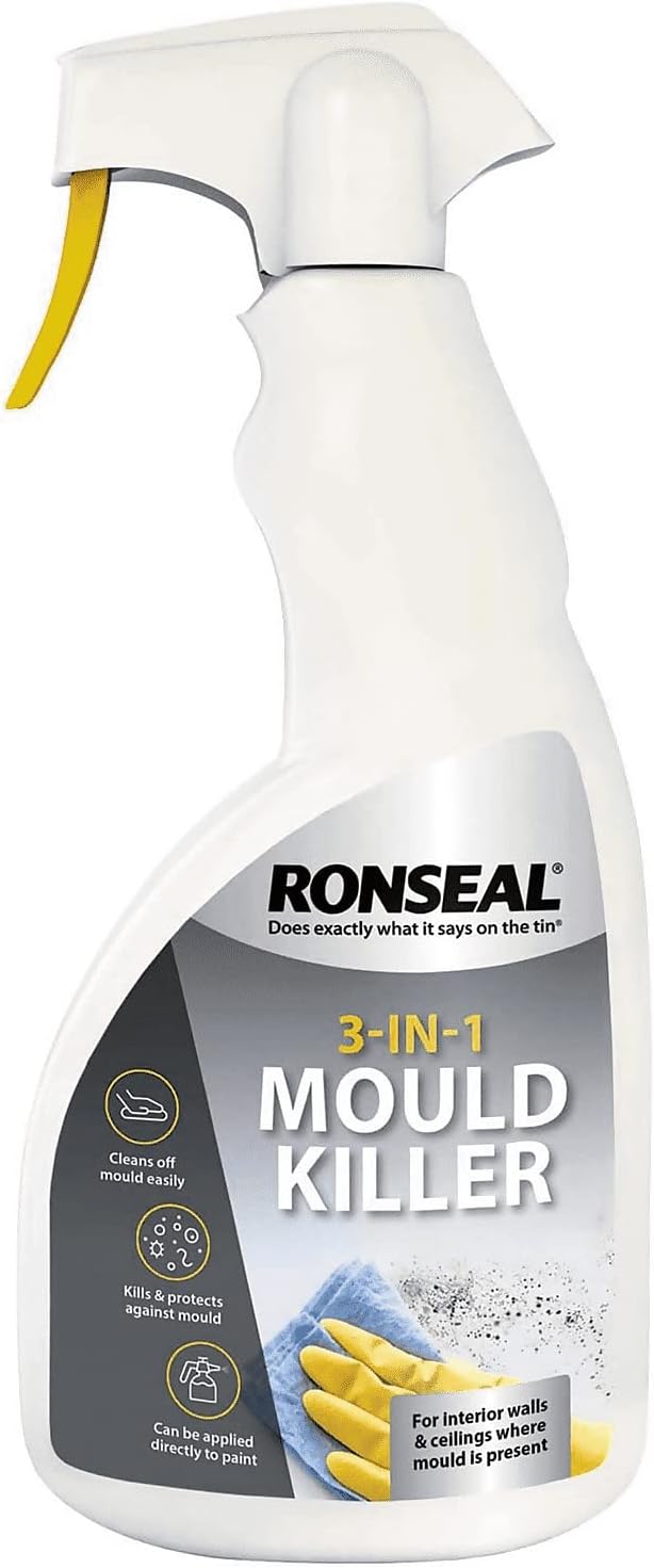 Ronseal Mould Killer 500ml Trigger Spray – Indoor Outdoor Mould Remover
