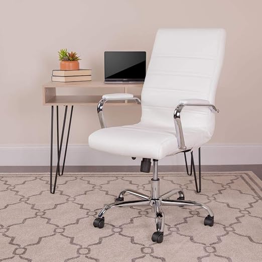 Amazon Com Flash Furniture High Back Office Chair White