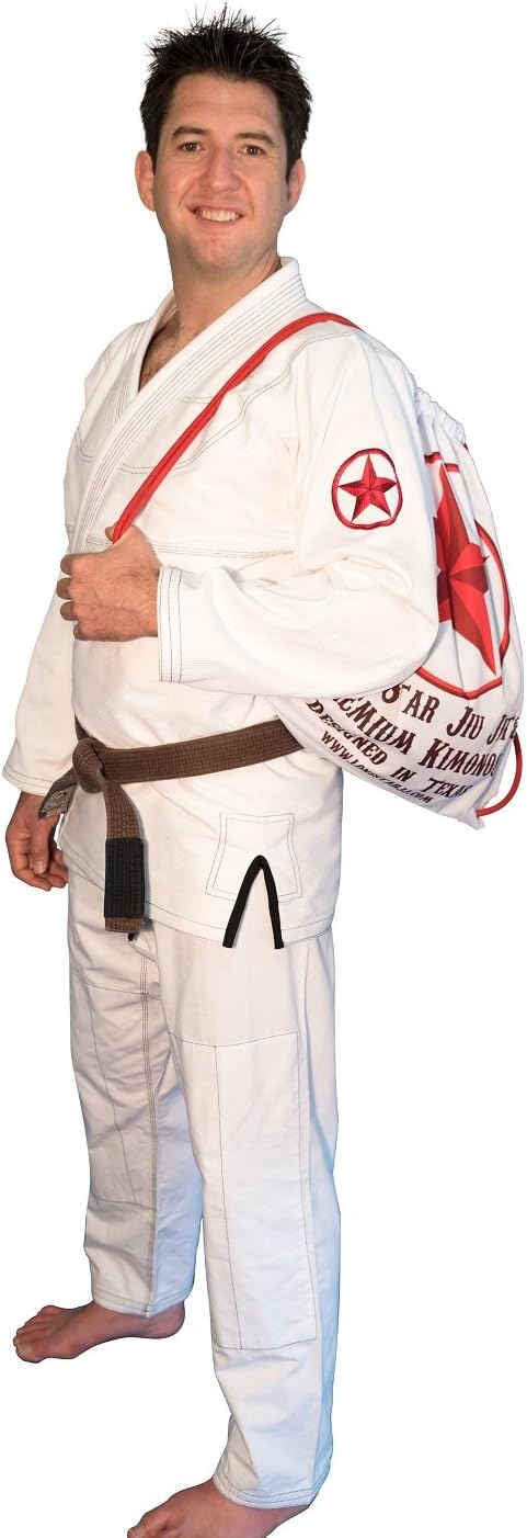 #1 BUNDLE in BJJ Jiu Jitsu Gi's Includes Free Belt + Free Carrying Bag + Free Submission and Position Videos + 30 Day Comfort Guarantee. IBJJF Approved - Lone Star Premium Uniform