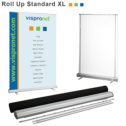 Amazon Com Vispronet 79in X 117in Retractable Banner Stand
