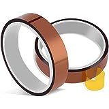 2 Rolls 10mm X 33m 108ft Heat Tape Heat Resistant Tape Heat Transfer Tape Thermal Tape High Temp Tape High Temperature Tape H