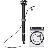 EXA Form 900i 30.9mm/31.6mm Internal Routing Dropper Post with Lever and Cable Kit MTB/Ebike Internal Bike Seatpost 100/120/150mm Travel -345/395/445mm Length